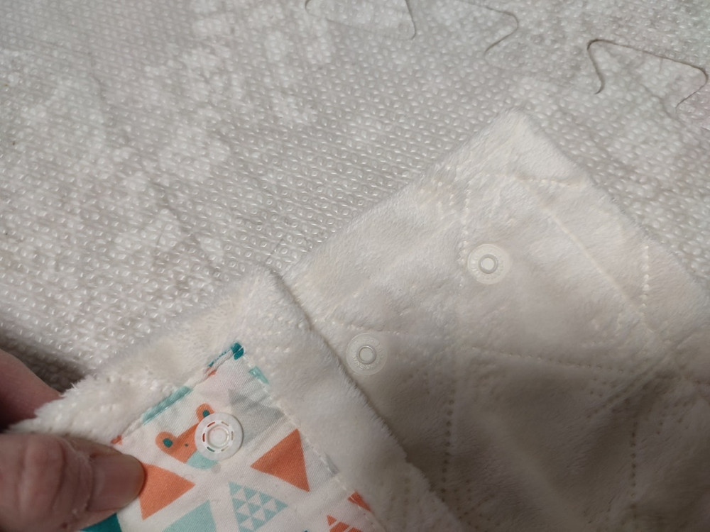 유아 겨울 블랭킷 담요 스카프빕--4