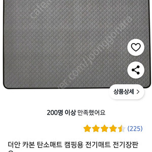 더안 카본 탄소매트 전기장판 240x200cm 캠핑용 전기매트 24년구매