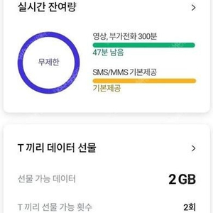 [판매완료] SK 데이터 2G 판매 3,000원