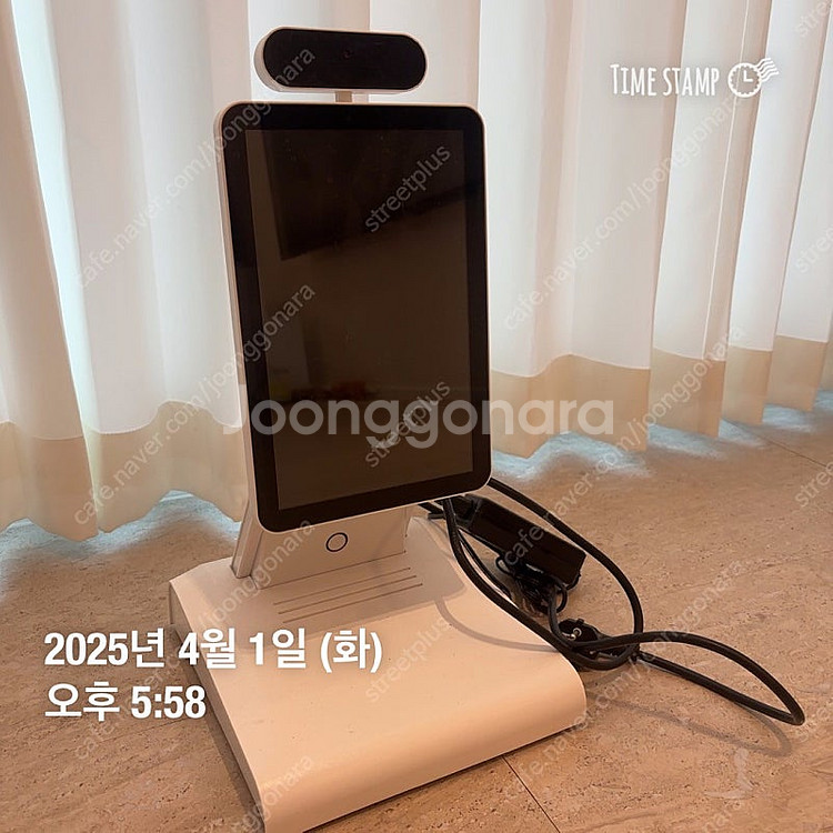브로제이 얼굴인식 키오스크 탁상형--0