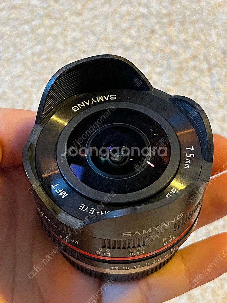 삼양 어안 7.5mm 마포 mft 렌즈--1
