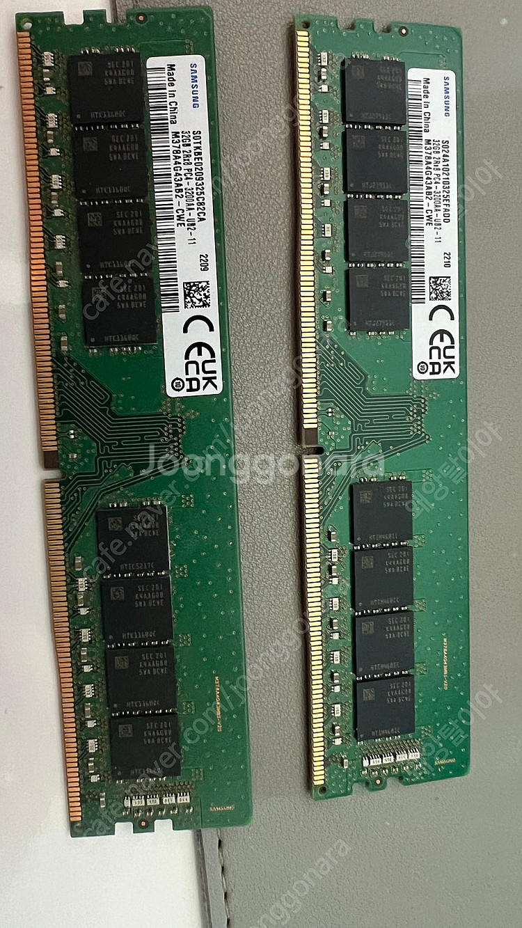 Ddr4 32gb 램 개당73,000 3ea--0