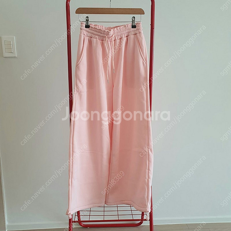 여성 밴딩 와이드팬츠 (새옷) 카고트레이닝바지--1