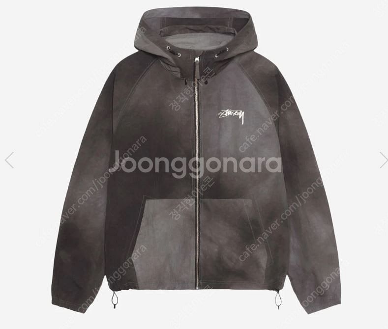 스투시 비치쉘 화이트,블랙 바람막이 stussy--0