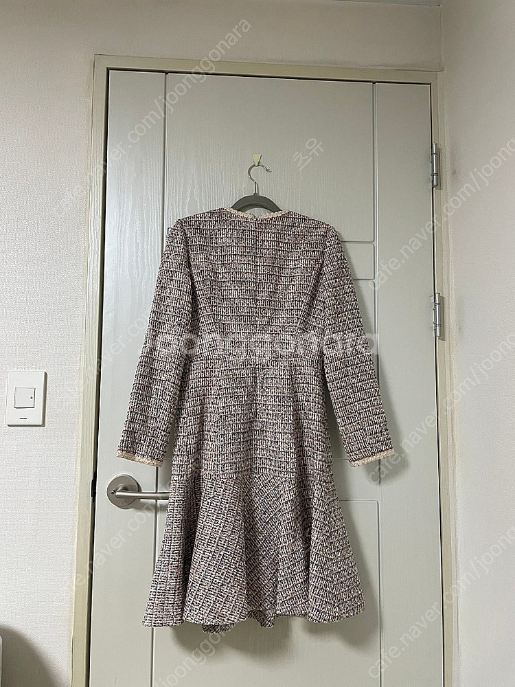 레니본 트위드 원피스--1
