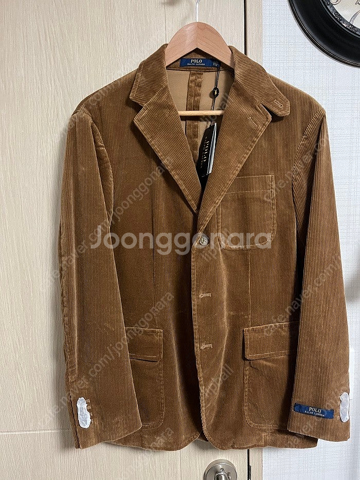 폴로 랄프로렌 코듀로이 자켓 러스틱 탄 S 새상품--0