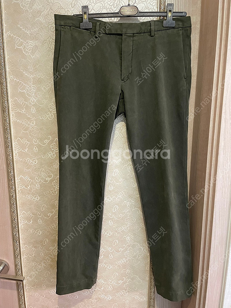 폴로 랄프로렌 올리브 치노 스트레치슬림 33X32--0