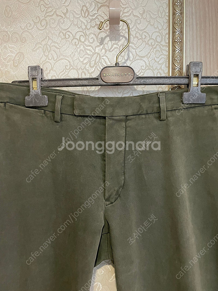 폴로 랄프로렌 올리브 치노 스트레치슬림 33X32--1