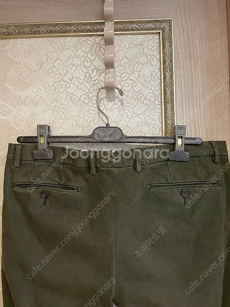 폴로 랄프로렌 올리브 치노 스트레치슬림 33X32--2