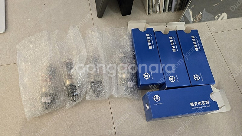 (미사용)슈광350c 진공관 쿼드매치 팝니다 (6l6, el34,kt66, 레벤 cs600x 호환관)--1