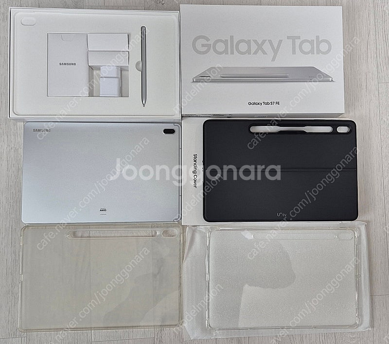 갤럭시탭 S7 FE wifi 64g 미스틱 실버 S급 ...--0