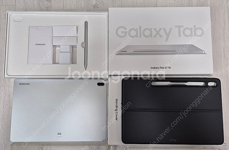 갤럭시탭 S7 FE wifi 64g 미스틱 실버 S급 ...--1