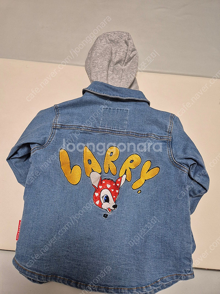 베베드피노 래리후드데님셔츠자켓120--1