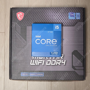 i5-12600k,msi b660 박격포 ddr4 wifi,16gb 램 셋트 팝니다