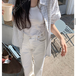 leeds 민트체크셔츠 판매해요
