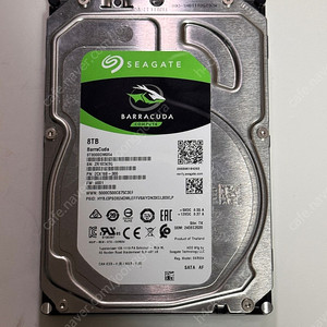 시게이트 바라쿠다 8TB 5개