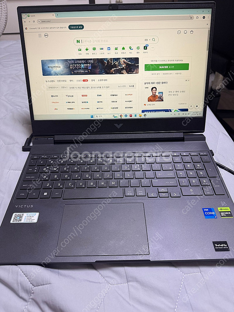 hp 빅터스 15 팝니다 (i7 13700h , rtx...--1