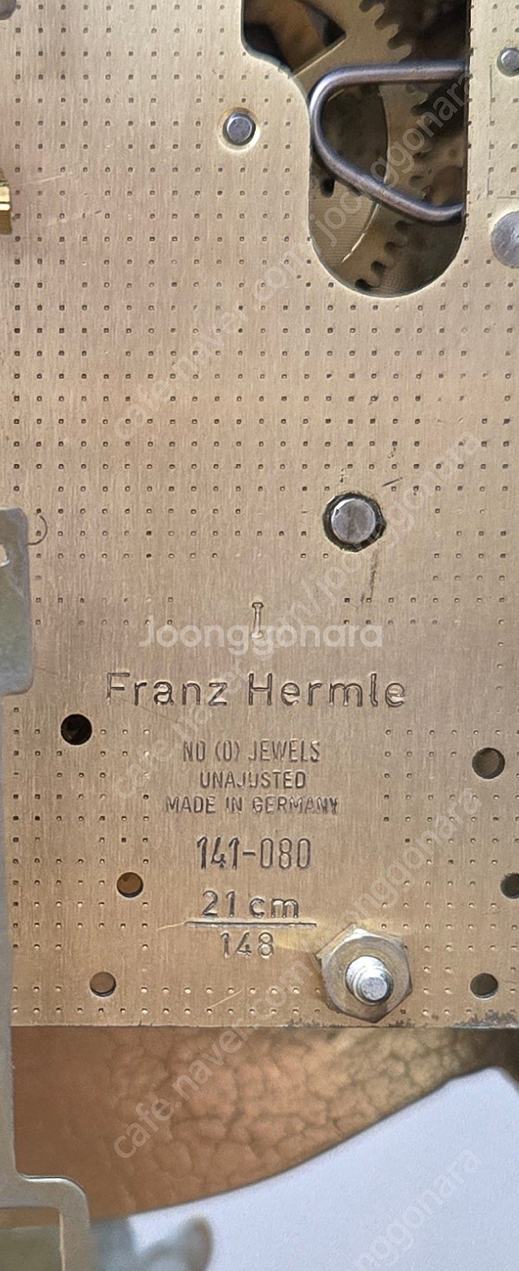 franz hermle 엔틱 탁상시계--4