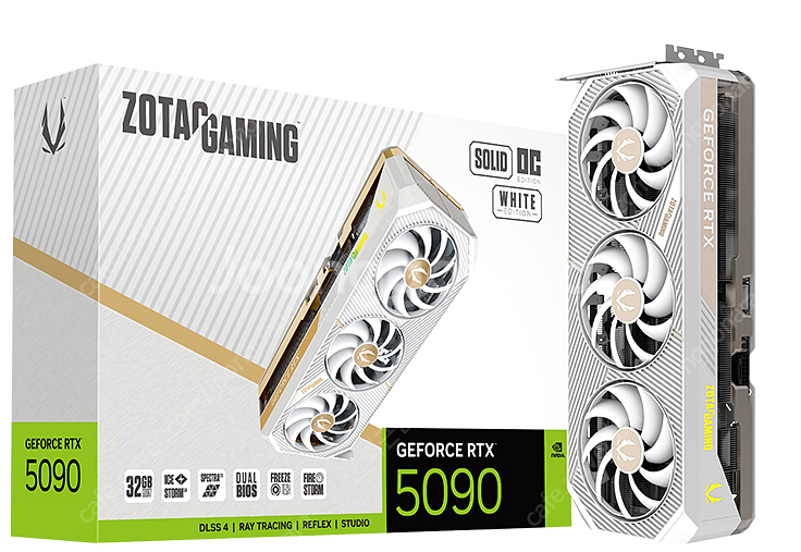 미개봉) rtx5090 solid oc white--0