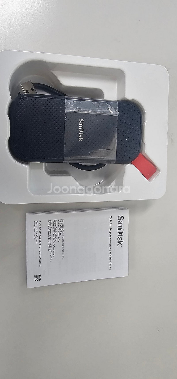 SANDISK Potable ssd 1TB(외장형하드)...--2