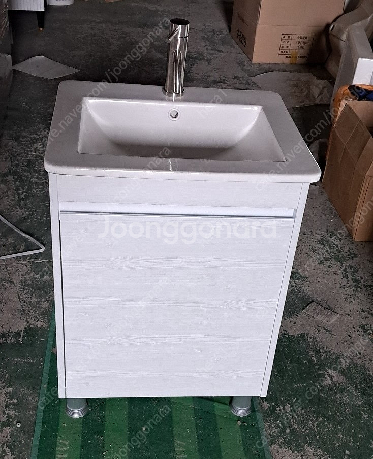 화이트하부장세면대 원도어하부장세면대 예쁜세면대 화장실 욕실 모든공간사용가능!--1