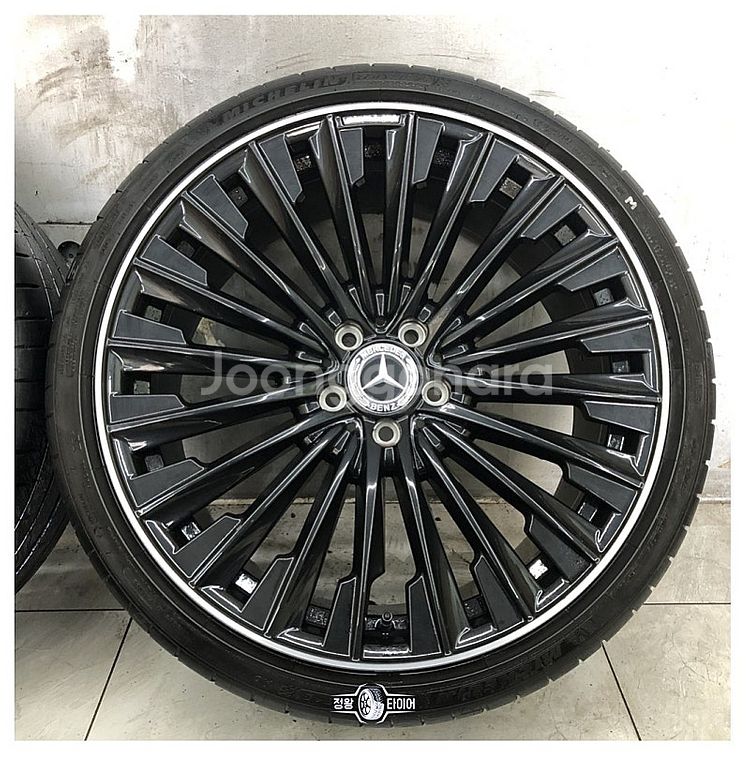 벤츠 E클래스 W214 20인치 마차 휠타이어 블랙 신...--5