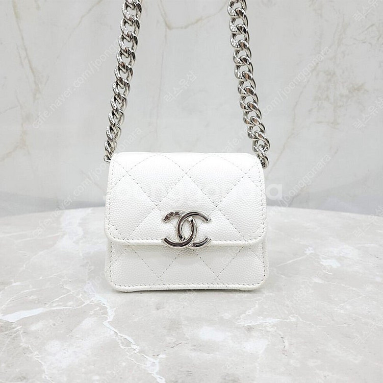 [럭스유] 샤넬 CC로고 캐비어 체인 미니백--0