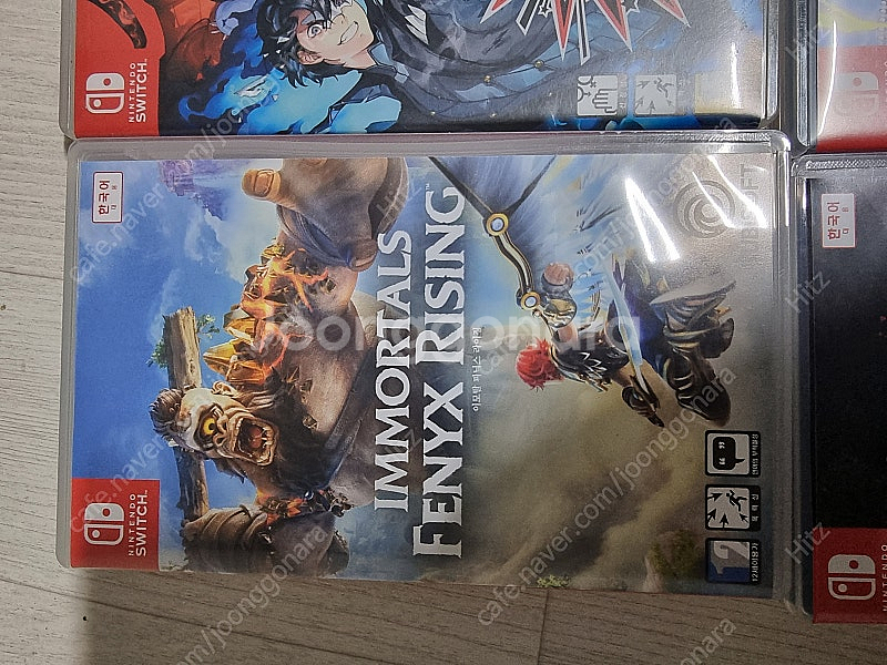 스위치 게임칩 7종 판매합니다.--6