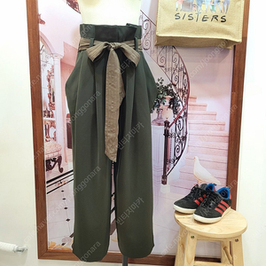 코스 COS 하이라이즈 핀턱 팬츠