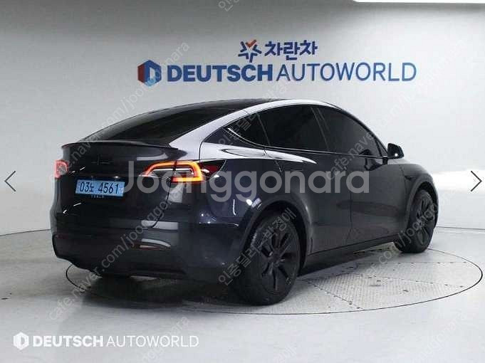 중고차 테슬라 모델 Y RWD 25년형 700키로 중고...--9