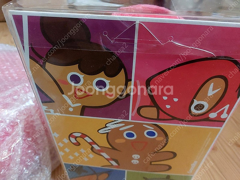 쿠키런 딸기맛쿠키 인형,쿠션,메모지 세트 일괄--5
