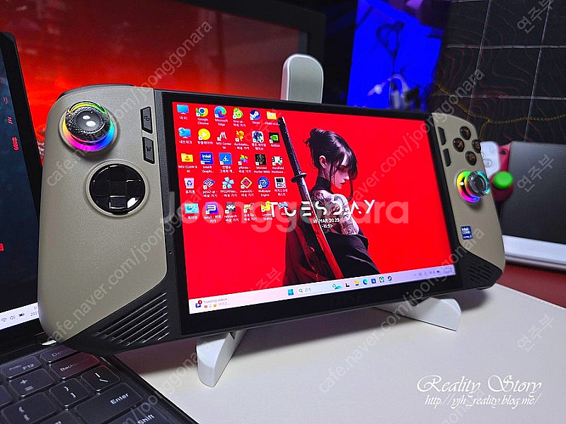 UMPC MSI 클로 AI8(정식발매 풀박스)+SSD ...--0