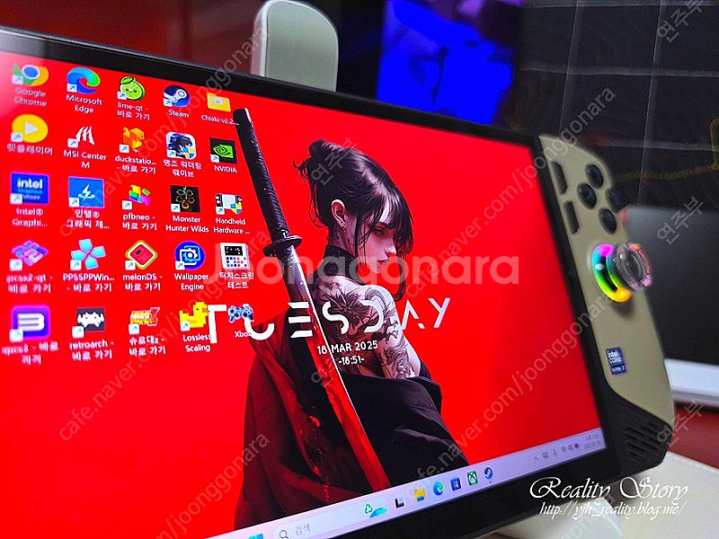 UMPC MSI 클로 AI8(정식발매 풀박스)+SSD ...--1