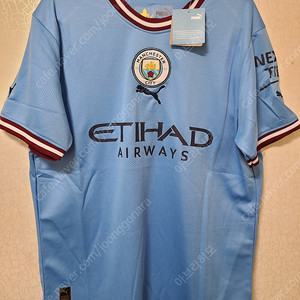 새제품) 맨시티 맨체스터 시티 홈 레플리카 M 축구 유니폼 (택O)
