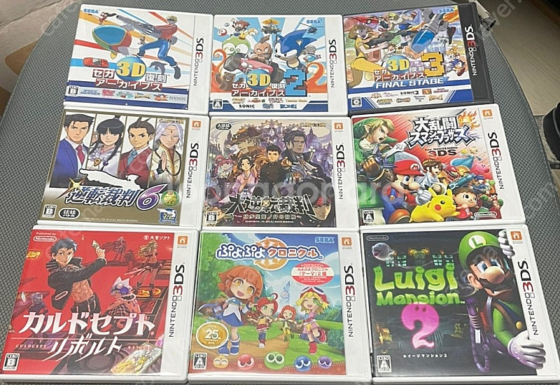3DS 게임(일판) 여러가지 팝니다．--0