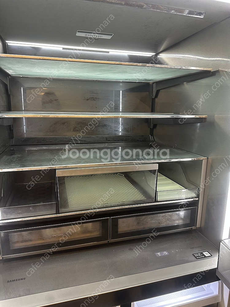 삼성전자 쉐프컬렉션 4도어 930L 세라 블랙 냉장고--2