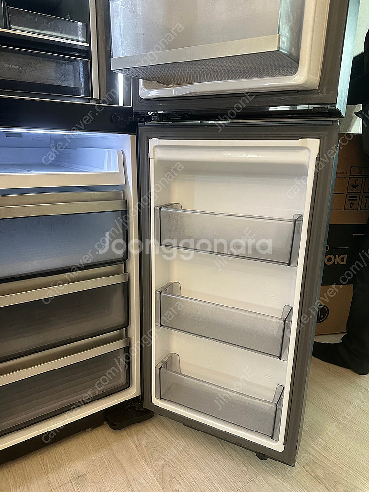 삼성전자 쉐프컬렉션 4도어 930L 세라 블랙 냉장고--5