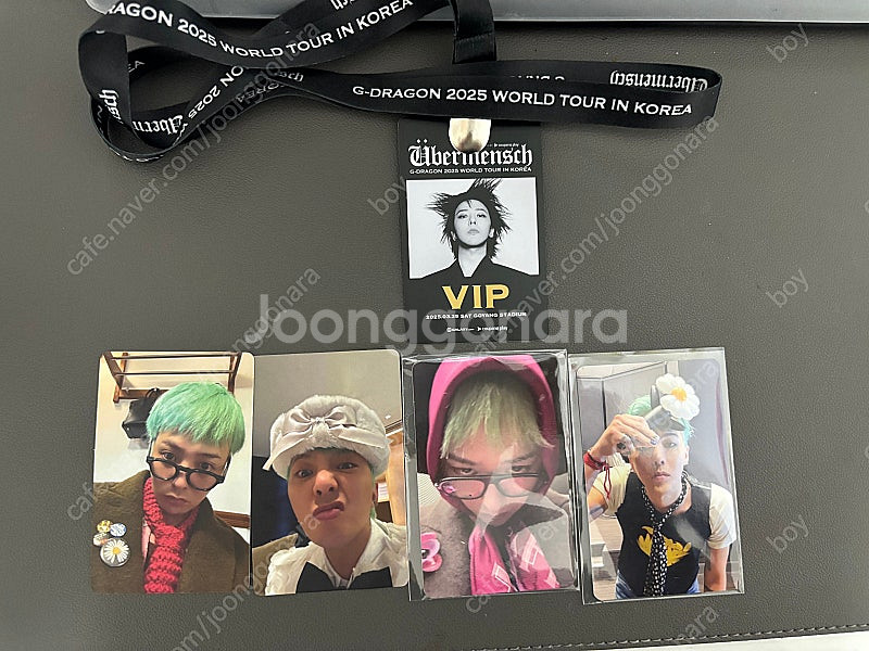 지드래곤 콘서트vip포토카드--0