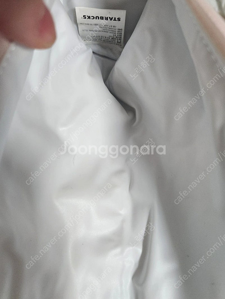 스타벅스 벚꽃 데님 텀블러 파우치--2