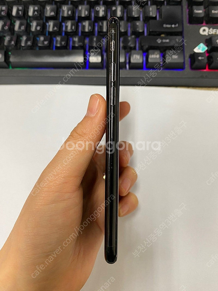 201797 아이폰7 제트블랙 외관깔끔 128GB 무잔...--4