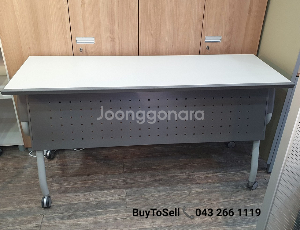 퍼시스 CRN314 2인용 강의테이블 접이식테이블 판매--6