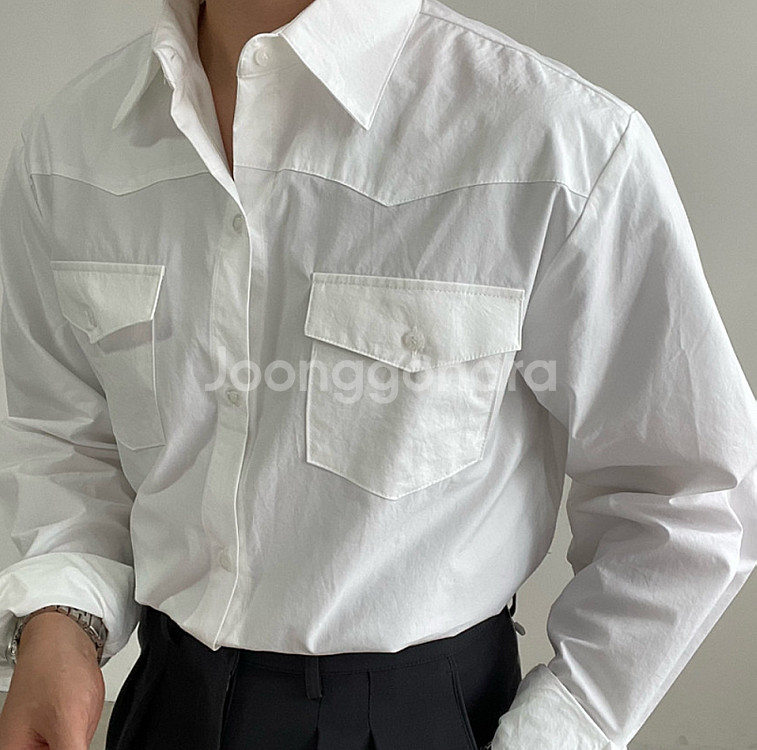 남자 화이트 셔츠 판매--2