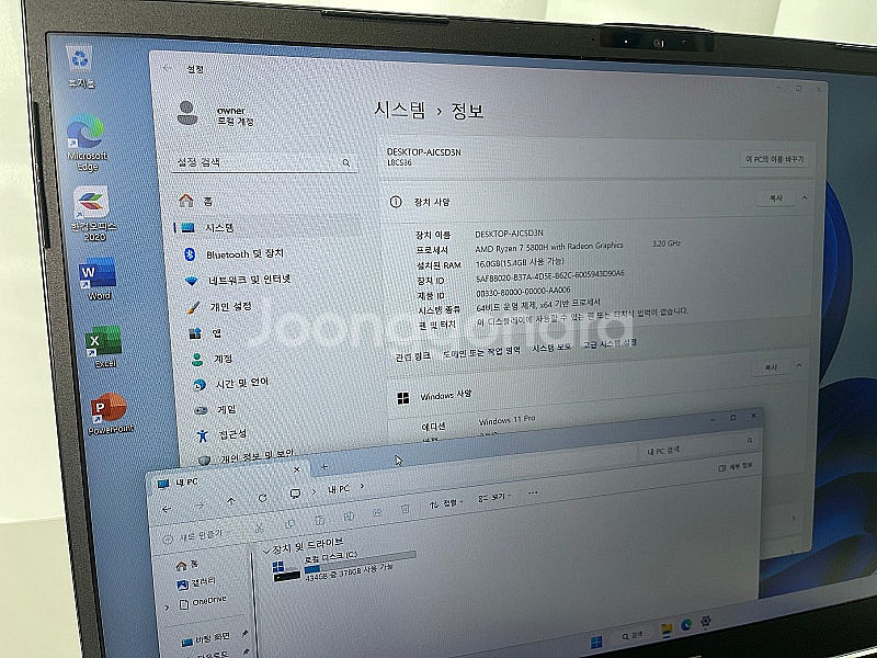 주연테크 리오나인 젠 L8CS36 17.3인치 RTX3...--7