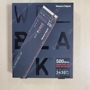 WD SN750 m.2 nvme SSD 500GB 미개봉 팝니다.