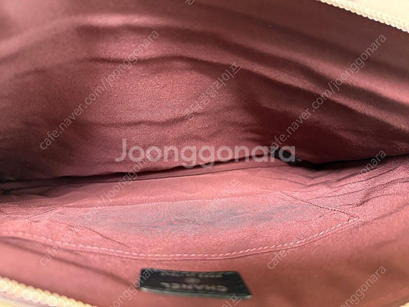 샤넬 램스킨 시즌 포켓 플랩 클러치 라지 블랙 은장 A...--9