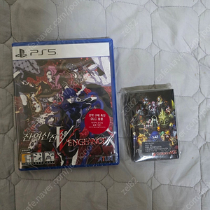 PS5 진여신전생5 벤전스 미개봉 신품 팝니다.