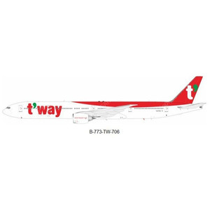 [사전예약] 1:200 티웨이항공 B777-300ER HL8706 다이캐스트 모형 [B-Models]