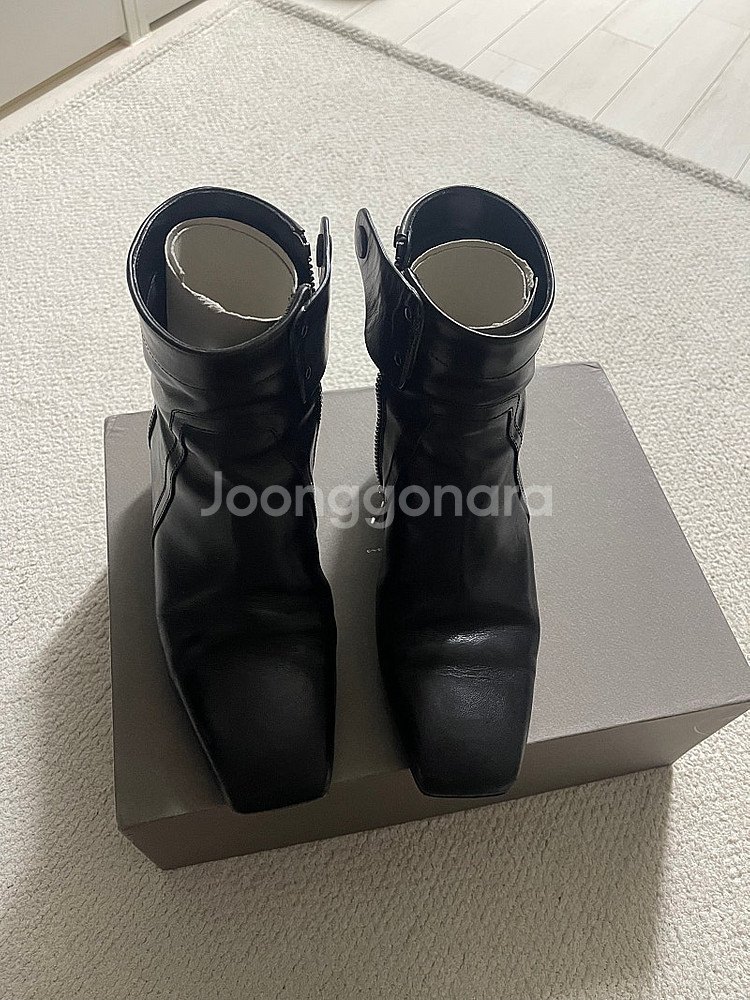 릭오웬스 앵클 부츠 39(245-250) 굽높이 5cm--1