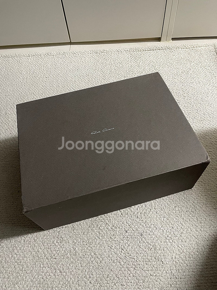 릭오웬스 앵클 부츠 39(245-250) 굽높이 5cm--5