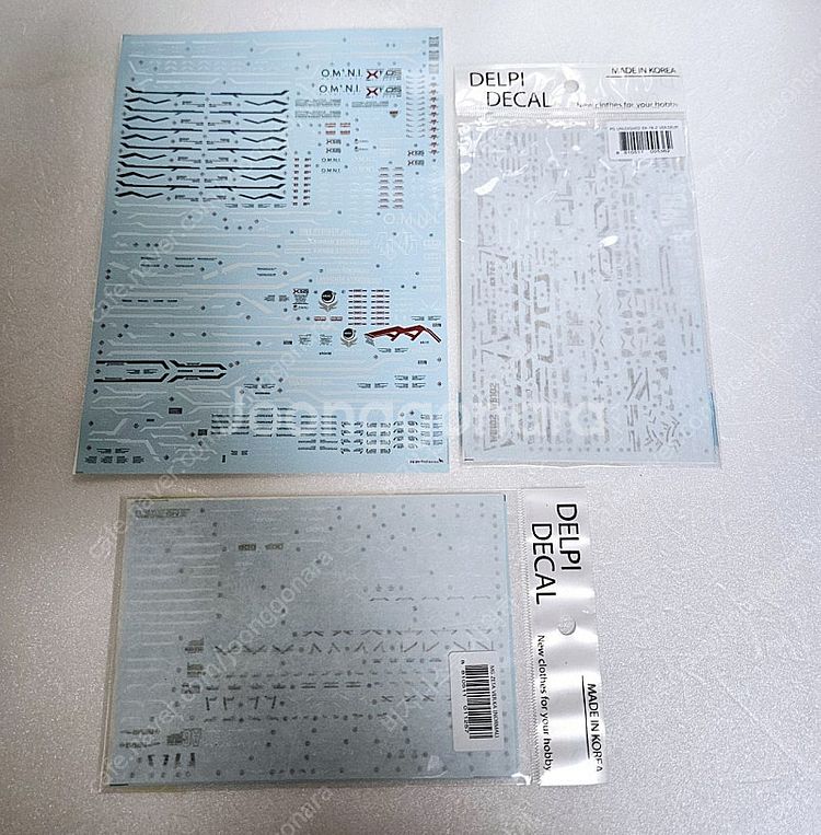 부산직 거래 PG MG 조립 미조립 건담용 데칼 일괄 ...--2